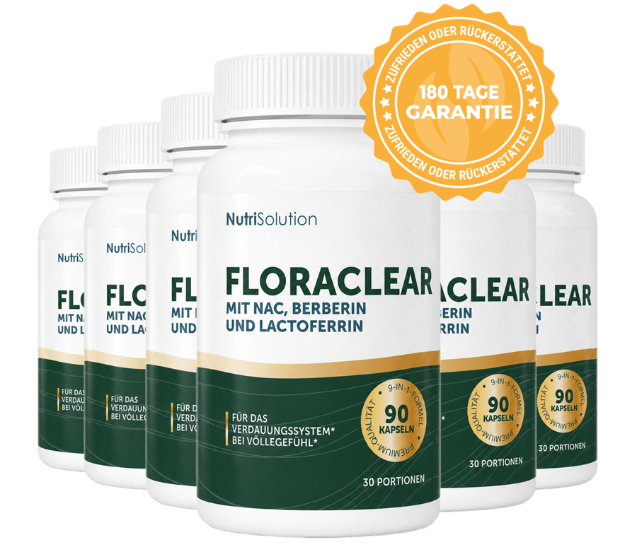FloraClear mit sechs Packungen für 180 Tage